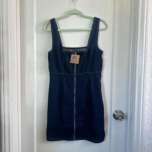 A Dark Denim Dress